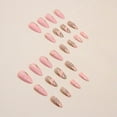 thumbnail image 4 of 4-Pack Press on Nails - 96 Pieces Long-Wear, Glossy Finish, Quick Stick, No Glue Needed, Perfect for Dance, Party, Daily Wear, Fashionable Nail Art for Women/Girls, 4 of 8