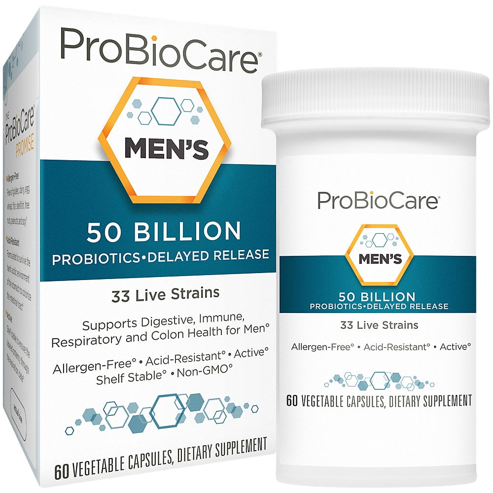 Probiotic for Men 50 Billion CFUs Supports Digestive Health (60