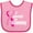 Pink and Red, variant on Inktastic Breast Cancer Awareness I Support My Grammy with Pink Ribbon Boys or Girls Baby Bib