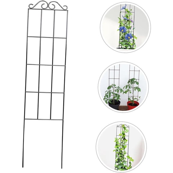 HonestMatter Trellis for Climbing Plants Outdoor, Garden Trellis, Plant Trellis, Adjustable Metal Climbing Stand, Easy to Install for Home Garden 19.7 Inch
