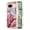 Rose, variant on Designed for Google Pixel 8a Marble Case, Ultra Thin Girls Women Plating Marble Designed Flexible Soft TPU IMD Marble Protective Case Cover for Google Pixel 8a - Rosegold
