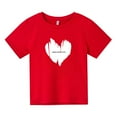 thumbnail image 3 of Ropa informal de moda coreana para niños, camiseta de algodón con estampado de letras para adolescentes, camiseta de manga corta Harajuku de verano para niño y niña, camiseta para bebé, 3 of 5