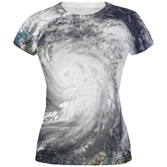 Halloween Côte du Golfe Costume Ouragan Partout Juniors T-Shirt