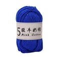 thumbnail image 2 of 5 Strands Milk Cotton Crochet Yarn for Knitting, Baby Sweater or Doll Making, Soft Thread Ball, 50g Weight, 325m Length, DIY Craft Supplies., 2 of 6