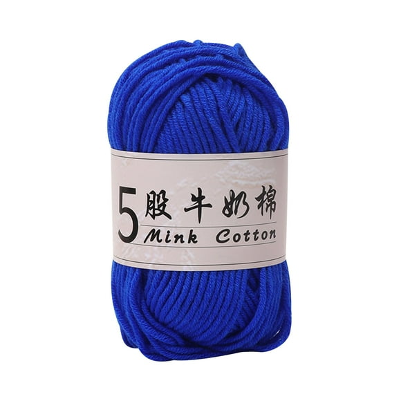 Hilo de algodón con leche para tejer a crochet,ideal para manualidades,hilo suave para tejer suéteres,muñecas,bufandas,ropa de bebé y proyectos de costura para el hogar.
