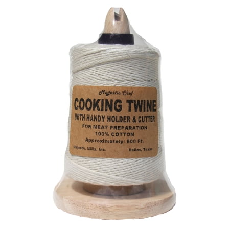 Majestic Chef Cooking Twine 500' Cone with Cutter & Holder ...
