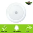 thumbnail image 4 of 6 Pack Leisure LED RV Boat Surface Mount Ceiling Light 5" Super Slim LED Panel Light DC 12V 3.5W Downlights Cool White, 4 of 11