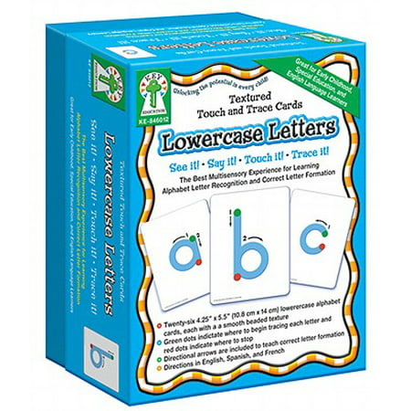 Textured Touch and Trace: Lowercase : The Best Multisensory Experience for Learning Alphabet Letter Recognition and Correct Letter (Best Keyboard To Learn Touch Typing)