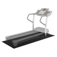 120X60cm Exercise Mat for Treadmill Bike Protect Floor Mat Shock Pad