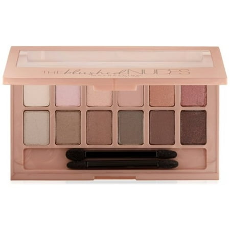 Maybelline New York Expert Wear Eyeshadow Palette, The Blushed Nudes 0.34 oz (Pack of
