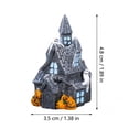 thumbnail image 4 of 2026 New Halloween Wooden House Tabletop Decor, Tabletop Resin Pumpkin Cottage Home Ornaments, Indoor Halloween Home Fall Ornaments for Porch and Indoor Home Office Desk Decor, 4 of 10