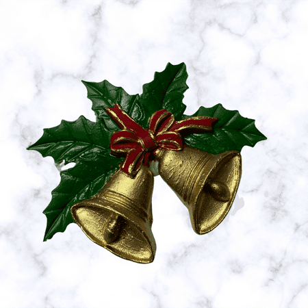 

Christmas Sleighbells & Holly Silicone Mold