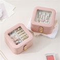 thumbnail image 3 of Multiple Layer Jewelry Travel Case Travel Ready Jewelry Organizers Convenient Storage Case for Storing Accessories, 3 of 15