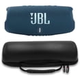 thumbnail image 1 of Altavoz portátil JBL Charge 5 resistente al agua con Powerbank incorporado y estuche de fibra de carbono gSport (azul), 1 of 5