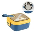 thumbnail image 1 of Ensemble de Bols d'Alimentation pour Bébé en Acier Inoxydable pour le Repas avec Base Durable et Design Facile à Nettoyer, Comprend Cuillère et Fourchette - Idéal pour Aliments de Stade 1 à 3 et Usage Quotidien, 1 of 7
