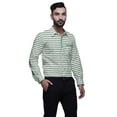 thumbnail image 2 of BESTMAN Long Sleeve Spread CollarShirtsFor Men Cotton Button DownShirts, 2 of 5