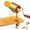 Gold, variant on Generic Small Dry Corn Hand Crank Corn Thresher Sheller Machine with Clamp
