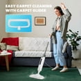 thumbnail image 4 of Floor Cleaning Steam Mop, Lightweight Floor Steam Cleaner for Hardwood/Tile/Laminate Carpet, 2 Washable Pads, Blue/Gray, 4 of 12