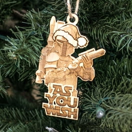 Ornament - As You Wish - Raw Wood 3x5in Ornament - As You Wish - Raw Wood 3x5in