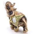 thumbnail image 1 of Elephant Statue Figurine, Durable Feng Shui Elephant Resin Elephant Sculpture Elephant Statues  For Home For Office For Hotel For Cafe, 1 of 8
