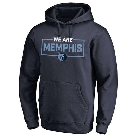 Men's Navy Memphis Grizzlies We Are Iconic Collection Pullover Hoodie