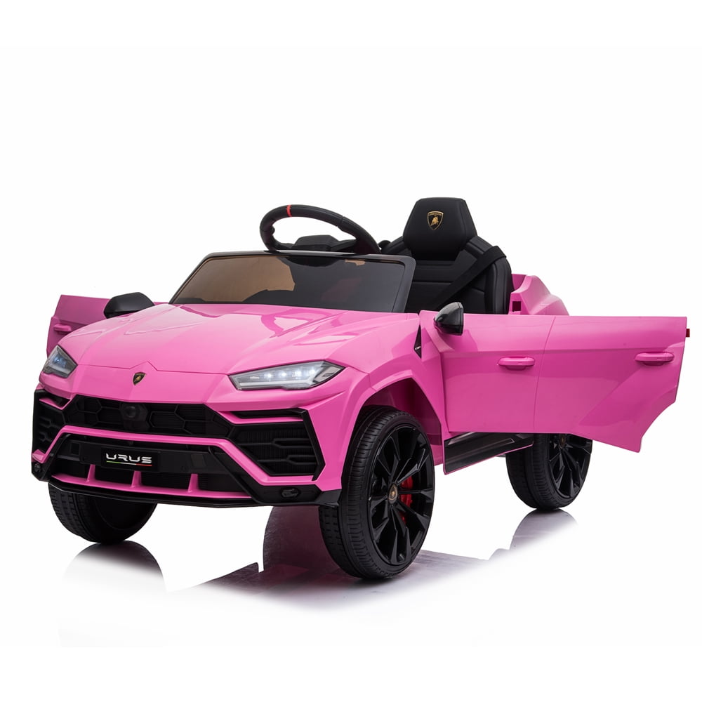 Kids Vehicle, 12V RideOn Car with Power Wheels, Remote Control, RideOn Car Toy w/3 Speeds, LED