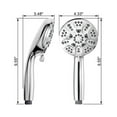 thumbnail image 3 of Clearance!Fanshiluo 6-Mode Handheld Shower With 6 Spray Functions,Can Be Used For Home,Gym,Senior Hotel,bath,swith Spray Function,Multifunctional Shower,High Handh, 3 of 6