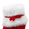 thumbnail image 3 of Women Winter Warm Shoes Christmas Lady Santa Claus Cosplay Shoes Red Ankle Boots High Heels Short Boots, 3 of 4