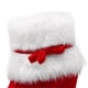 thumbnail image 3 of Women Winter Warm Shoes Christmas Lady Santa Claus Cosplay Shoes Red Ankle Boots High Heels Short Boots, 3 of 4