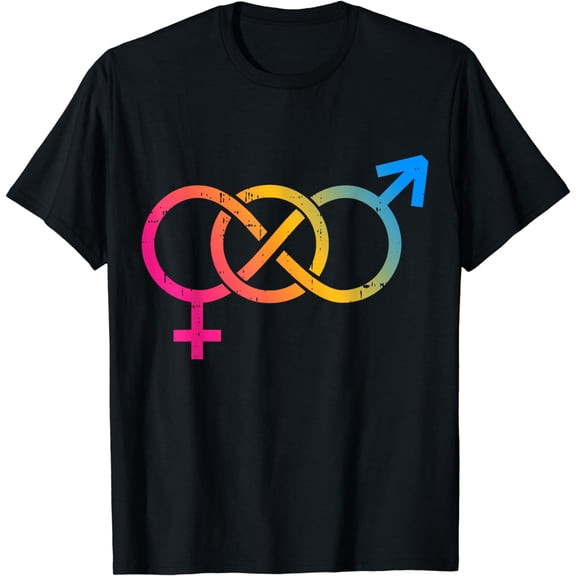 Infinity Pan Pansexual Pride Flag LGBTQ Cool LGBT Ally Gift T-Shirt