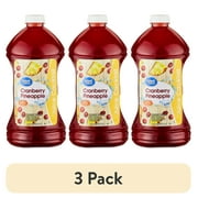 (3 pack) Great Value Cranberry Pineapple Juice Cocktail, 96 fl oz