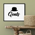thumbnail image 3 of Gents 11 x 14 UNFRAMED Print Business & Events Decor Wall Art, 3 of 3