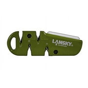 Lansky D-Sharp Diamond Portable Multi-Angle Knife Sharpener, 4-Angle 400 Grit Diamond & 800 Grit Ceramic Sharpener - D-SHARP