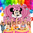 thumbnail image 3 of Telón de fondo decorativo para fiestas alusivo a Minnie, 3 of 5