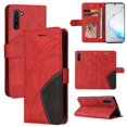 thumbnail image 1 of Case for Samsung Galaxy Note 10 Leather Wallet Book Flip Folio Stand View Cover - Red, 1 of 5