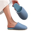 thumbnail image 7 of XUNKUSGA Women's House Slippers Lightweight Soft Cozy Closed‑Toe House Shoes for Women Comfortable Indoor Outdoor Womens Slippers for All‑Season Blue 7.5, 7 of 7