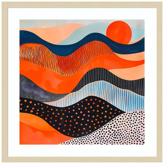 Amanti Art Abyss Wood Framed Wall Art Print