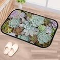 thumbnail image 5 of Floor Door Mats Bath Rugs Succulents Cactus , Entry Rug Non-Slip Washable Indoor Door Mat, Small Oriental Accent Throw Rug for Bedroom Kitchen Entryway Bathroom 36x24in Carpet Runner, 5 of 7