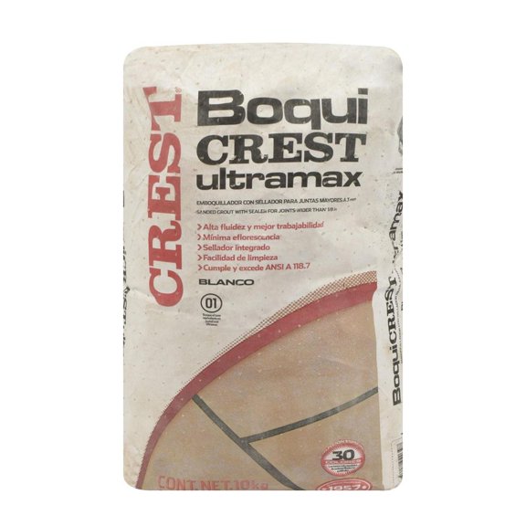 Emboquillador Boquicrest Ultramax Blanco 10 Kg