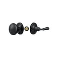 thumbnail image 3 of Deltana SDL980U19 Storm Door Latch; Round; Tubular Lock; Black Finish, 3 of 3