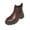 Brown, variant on Women's Platform Chelsea Boots, Orthopedic Slip On Ankle Booties, Non Slip Casual Commute Daily Walking Boots Black