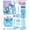 blue, variant on 21Pcs Purple Desk Organizers and Accessories With Mesh Desk Organizer and 360°Rotating Pen Holder and a Lot of Office Purple Office Supplies Beautifully Presented in a Gift Box
