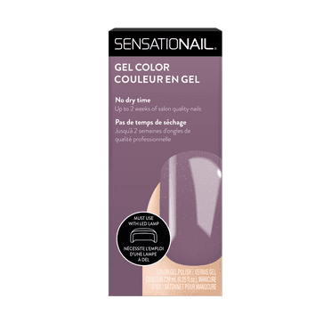 SensatioNail Gel Nail Polish (Purple), Mauving on up, 0.25 fl oz