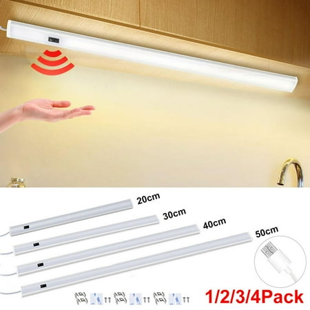 

Rosnek LED Under Cabinet Light Hand Sweep Switch Under Cabinet led Lights For Kitchen 3W/5W/6W/7W Sensor Lamp Wardrobe LED Night Lights