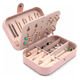 thumbnail image 1 of Organizador Joyas Estuche Aretes Anillos Alhajero Color Rosa, 1 of 7