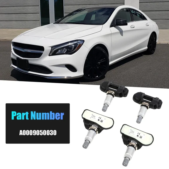 Woudy 4Pcs OEM A0009050030 Tpms Tire Pressure Monitoring Sensors for Benz C300