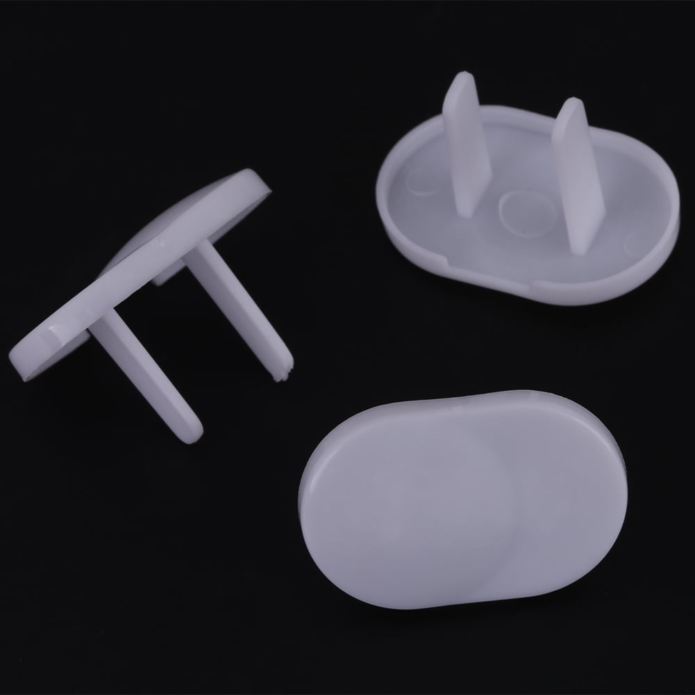 Suodoka Outlet Plug Covers Baby Safety Protector 100 Pcs Child Proof Electrical Socket Caps for Two Pin US Sockets Clear Flame Retardant 15x15x6 in / 38.1x38.1x15.2 cm