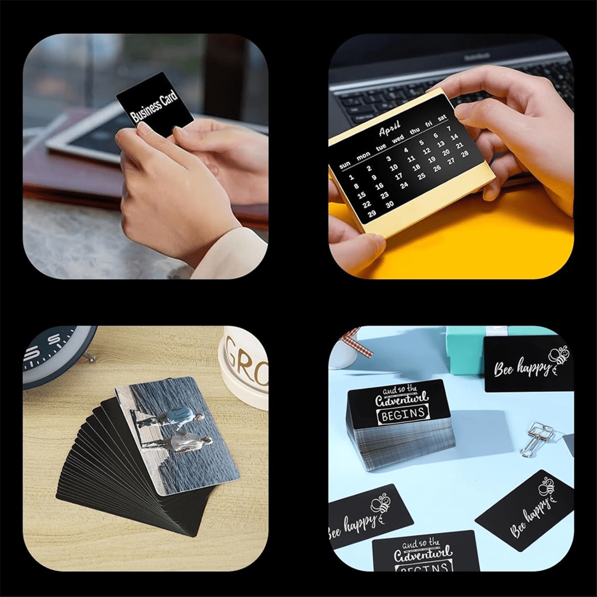 1set * Laser Engraving Blanks-Black