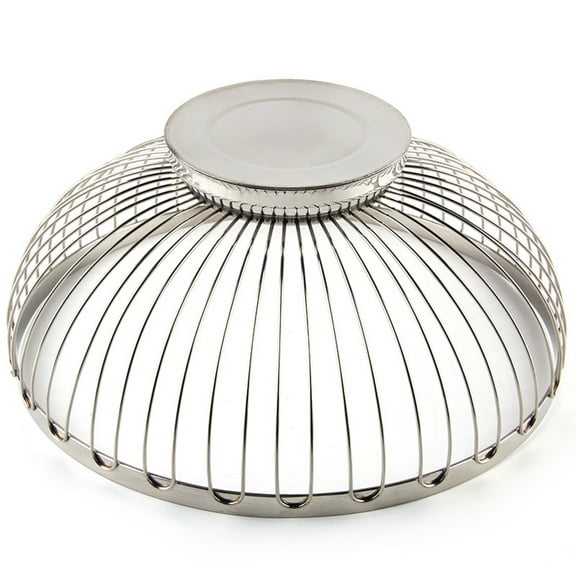 MLINS  Kitchen Counter Fruit and Vegetable Container Basket for Fresh Stainless Countertop Silver