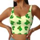 thumbnail image 1 of Balery St. Patrick's Day Sujetadores deportivos con espalda cruzada para mujer, acolchados, sin costuras, de alto impacto, ideales para yoga, gimnasio, entrenamiento y fitness.-Large, 1 of 8
